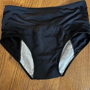 NEW Menstrual Underwear Brief 1X - Period Panties - Weak Bladder